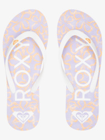 roxy, Tahiti Sandales, WHITE/LAVENDER (wl0) Tahiti - Flip-Flops for Women ARJL100869