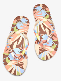 7 Portofino Flip-Flops Brown ARJL100870 Roxy