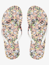 roxy, Portofino Flip-Flops, DC NAVY/GREEN (dvg) Portofino - Flip-Flops for Women ARJL100870