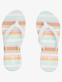 3 Vista Loreto Flip-Flops White ARJL100953 Roxy