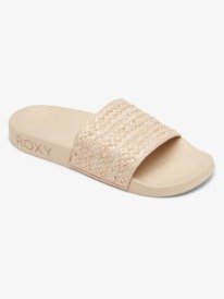 2 Womens Slippy Jute Sandals White ARJL100955 Roxy
