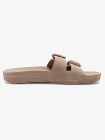 4 Womens Slippy Nina Sandals Brown ARJL100980 Roxy