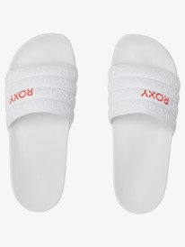 5 Slippy - Sandales pour Femme Blanc ARJL100999 Roxy