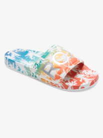 1 Slippy Printed Slide Sandals Multicolor ARJL101011 Roxy