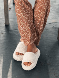 1 Slippy Cosy Sandales Blanc ARJL101022 Roxy