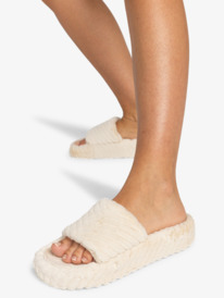 4 Slippy Cosy Sandales Blanc ARJL101022 Roxy