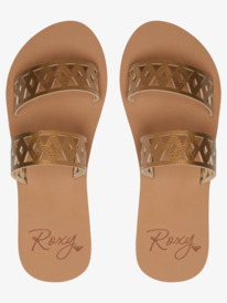 roxy, Womens Elora Faux Leather Sandals, BRONZE (bro) Elora - Faux Leather Sandals for Women ARJL101032