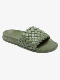 1 Slippy Puff Sandals Green ARJL101052 Roxy