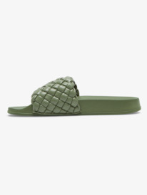 3 Slippy Puff Sandals Green ARJL101052 Roxy