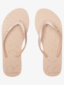 roxy, Womens Viva Glitter Sandals, CHAMPAGNE (cpg) VIVA GLITTER V ARJL101090