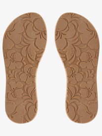 5 Porto Raffia - Teenslippers voor Dames Beige ARJL101092 Roxy