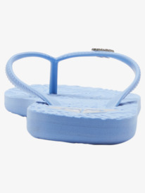 6 Womens Antilles Flip Flops Blue ARJL101114 Roxy