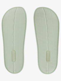7 Slippy Jelly Sandals Green ARJL101117 Roxy