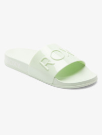 3 Slippy Jelly Sandals Green ARJL101117 Roxy