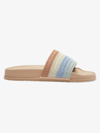 3 Slippy Crochet Sandals Blue ARJL101130 Roxy
