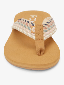 4 Tidepool Rope Sandals Beige ARJL101140 Roxy