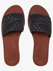 3 Arabella Sandales en cuir Noir ARJL200759 Roxy