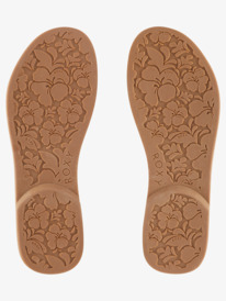 9 Gabbie - Tongs pour Femme Beige ARJL200834 Roxy