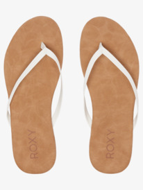 3 Gabbie - Tongs pour Femme Blanc ARJL200834 Roxy