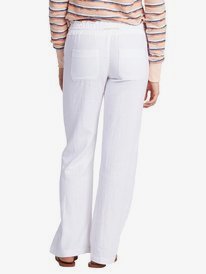 roxy, Oceanside - Calças de corte Flare para Mulher, SEA SALT (wbb0) Oceanside - Flared Trousers for Women ARJNP03006