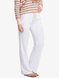 2 Oceanside Flared Pants White ARJNP03006 Roxy