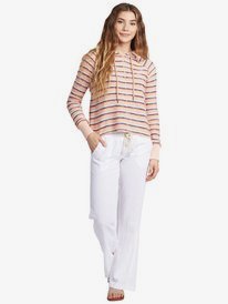 4 Oceanside Flared Pants White ARJNP03006 Roxy