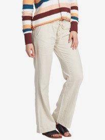 4 Oceanside Flared Pants Grey ARJNP03006 Roxy