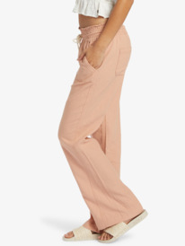 1 Oceanside Flared Pants Beige ARJNP03006 Roxy