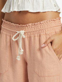 2 Oceanside Flared Pants Beige ARJNP03006 Roxy