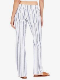 roxy, Oceanside Flared Pants, MOOD INDIGO OCEANSIDE 211 STRI (bsp4) Oceanside - Flared Trousers for Women ARJNP03149