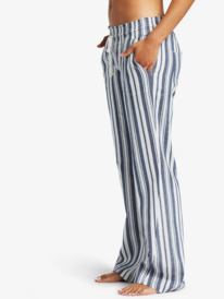 1 Oceanside Flared Pants Blue ARJNP03149 Roxy
