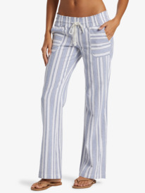 1 Oceanside Flared Pants Blue ARJNP03149 Roxy