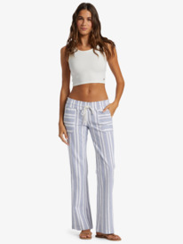 3 Oceanside Flared Pants Blue ARJNP03149 Roxy