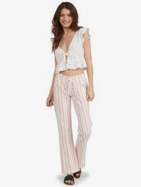 1 Oceanside Flared Pants Brown ARJNP03149 Roxy