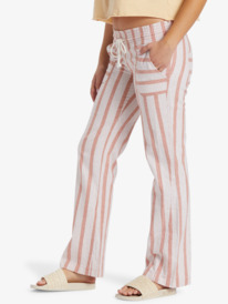 1 Oceanside Flared Pants Brown ARJNP03149 Roxy