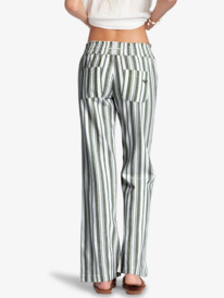 2 Oceanside Flared Pants Green ARJNP03149 Roxy