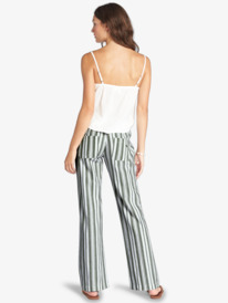 3 Oceanside Flared Pants Green ARJNP03149 Roxy