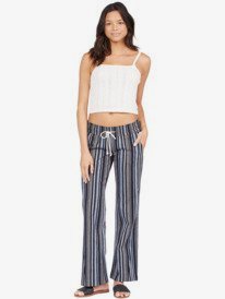 2 Oceanside Flared Pants Black ARJNP03149 Roxy