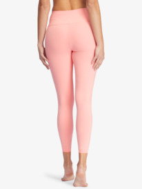 2 Kaileo High Waisted Ankle Length Workout Leggings Pink ARJNP03235 Roxy