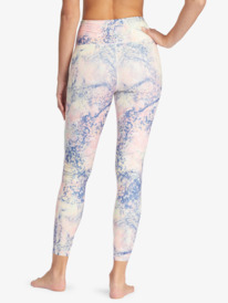 roxy, Kaileo High Waisted Ankle Length Workout Leggings, BRIGHT WHITE CONCRETE JUNGLE (xwmg) Kaileo 2022 - Sports Leggings for Women ARJNP03235