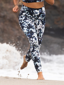 0 Kaileo High Waisted Workout Leggings Black ARJNP03246 Roxy