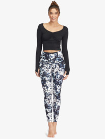 5 Kaileo High Waisted Workout Leggings Black ARJNP03246 Roxy