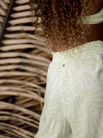 2 Tropical Rhythm Beachy Pants Green ARJNP03267 Roxy