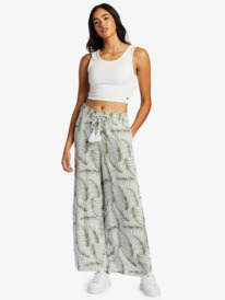4 Tropical Rhythm Beachy Pants Green ARJNP03267 Roxy