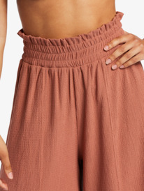 2 Jetsetter Wide Leg Pants Pink ARJNP03269 Roxy
