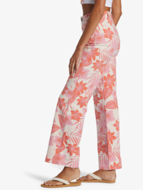 11 Womens Coastal Cruiser Wide Leg Trousers Orange ARJNP03272 Roxy