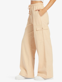 10 Precious Cargo High Waist Cargo Pants Brown ARJNP03275 Roxy