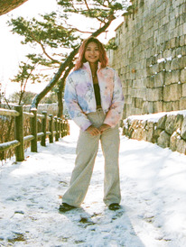1 Chloe Kim Corduroy Pants Grey ARJNP03276 Roxy