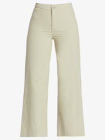 9 Chloe Kim Corduroy Pants Grey ARJNP03276 Roxy