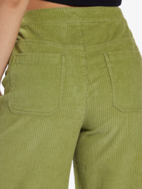 8 Chloe Kim - Pantalon en velours pour Femme Vert ARJNP03276 Roxy